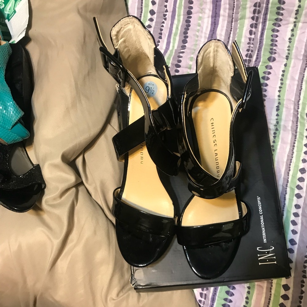 Cute cross strap stilettos